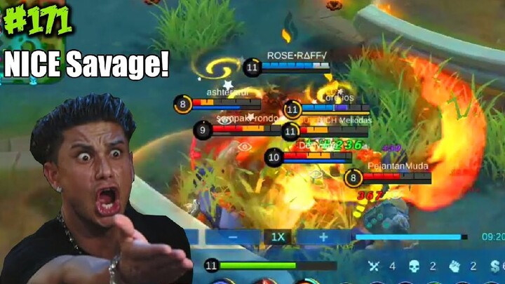 Mobile Legends EPIC SAVAGE MOMENT!!! 😱😱 || FUNNY MOMENT