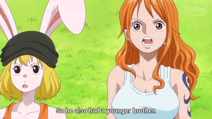 Sanji's younger brother reaction seeing Nami😍😍😍    #onepiece