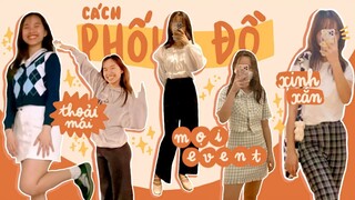 20 BỘ ĐỒ CHO MỌI EVENT ❤️ Mẹo phối đồ siêu xinh