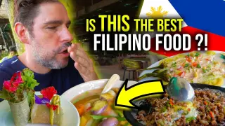 Foreigner STUNNED by CRAZY good FILIPINO FOOD!!!