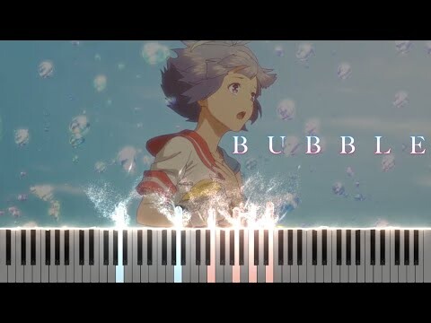 Bubble - UTAtoHIBIKI by Hiroyuki Sawano (Piano Tutorial + Sheet Music)