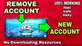 HOW TO CREATE NEW ACCOUNT in Mobile Legends By REMOVING OLD ACCOUNT