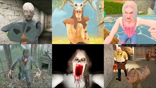 V+ Jumpscares #63 | Granny 3🔱Metel Horror Escape🔱Sundel Bolong Revenge🔱Scary Shaman & More