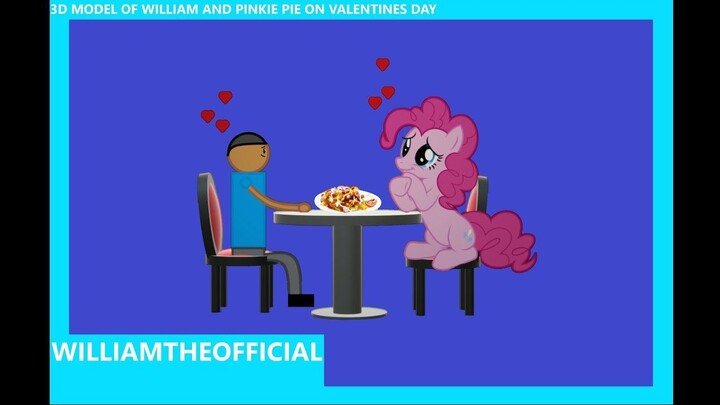 Valentines day 3D model from pinkie pie and me (WilliamTheOfficial)