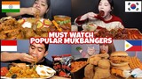 Famous Mukbangers From Different Countries🇨🇦🇰🇷🇮🇳🇲🇾🇵🇭🇺🇸🇮🇩