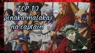 TOP 10 pinaka malakas na magic knight captain sa black clover 🍀  ||nashreviews