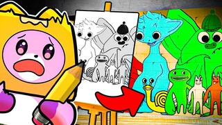 DRAWING ALL GARTEN OF BANBAN JUMPSCARES In ROBLOX DOODLE TRANSFORM?! (EXTREME ROBLOX DRAW CHALLENGE)