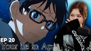 This is NOT good | Your Lie in April Episode 20 Reaction - first time watching!