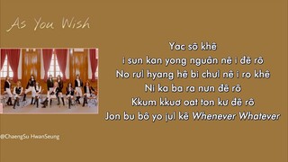 [Phiên âm tiếng Việt] As You Wish - WJSN (Cosmic Girls)