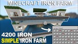 How to Make Automatic Iron farm in Minecraft Bedrock 1.18 MCPE/XBOX/PS4/SWITCH