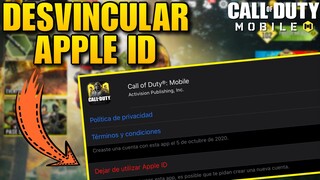 ✅COMO *DESVINCULAR* el *APPLE ID* de CALL OF DUTY MOBILE🤔(o de cualquier juego)