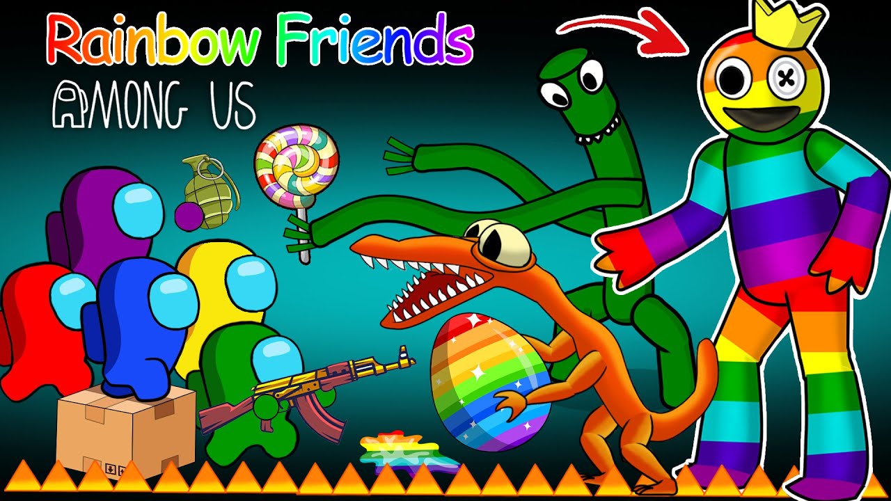 Blue vs Green (Roblox Rainbow Friends Battle) 