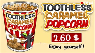 Toothless Caramel Popcorn