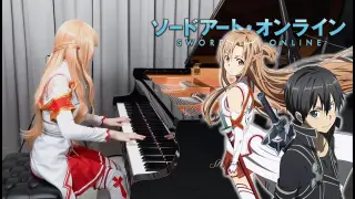 Sword Art Online OP1「LiSA - Crossing Field」Ru's Piano Cover