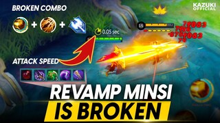 REVAMP MINSITTHAR IS BROKEN WITH ATTACK SPEED BUILDS | NEW UPDATE | ADVANCE SERVER 1.7.52