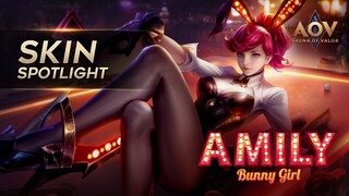 Amily Bunny Girl Skin Spotlight - Garena AOV (Arena of Valor)