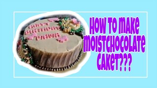Cook'aHolic#2 MOIST CHOCOLATE CAKE WITH FONDANT