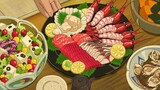 The delicious dishes in the anime works