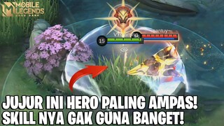 HERO BARU BELUM RILIS AJAH UDAH UNDERRATED! SKILL NYA GAK GUNA BANGET! MOBILE LEGENDS