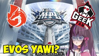 ADA EVOS YAWI? - GEEK VS AURA #mobilelegendsindonesia  #vtuberindonesia