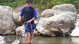 cast net fishing in Nepal | himalayan trout fishing in Nepal | asala fishing |