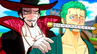 Onde Vai a Quarta ESPADA?? Mihawk e Zoro Respondem | One Piece VR