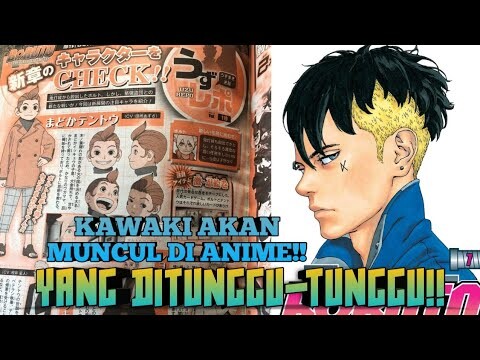 Akhirnya!! Kemunculan Kawaki di Anime Tidak Akan Lama Lagi!!