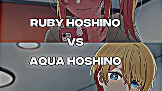 Aqua Hoshino vs Ruby Hoshino | Oshi no ko