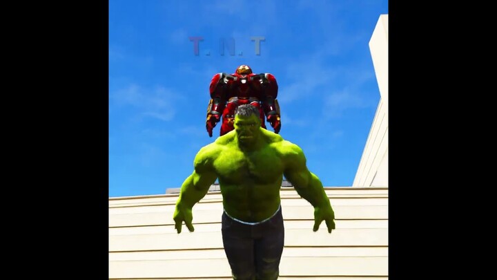 GTA V Hulk hate Spiderman #tnt #gtav #spiderman