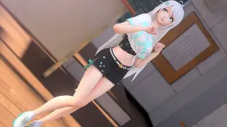 [Anime][Vtuber]Asus Girl Changing Clothes