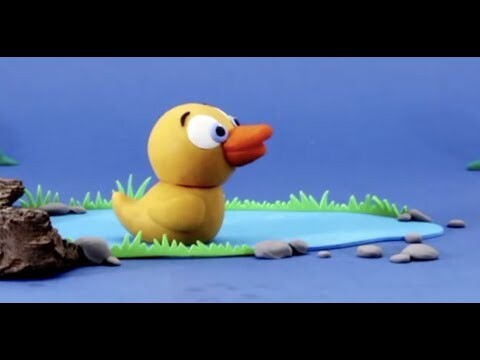 Funny duck Stop motion cartoon for children - BabyClay