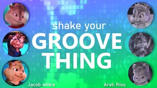 Chipmunks & Chipettes - Shake Your Groove Thing (Lyric video) [Collab W/ Jacob Wilkie]