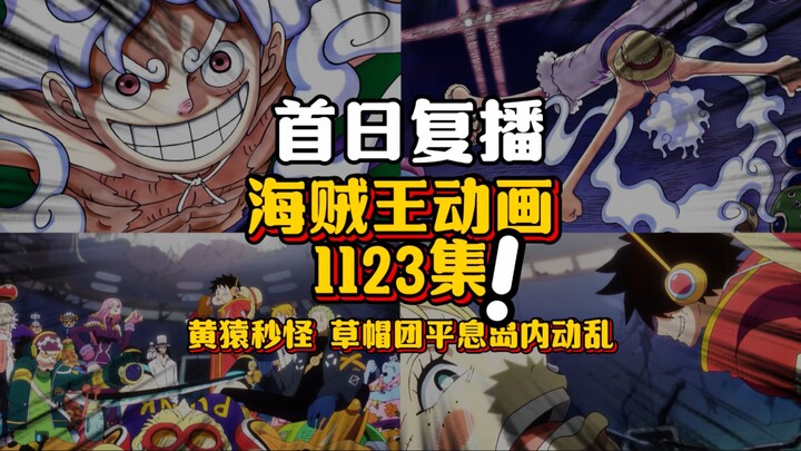 更新还玩突然袭击 复播首日 海贼王动画1123集深夜已更新