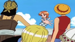 kapal luffy melaju dengan cepat