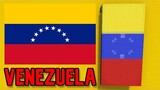How to make the flag of VENEZUELA in Minecraft!
