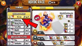 Dragon City || Bỏ 100 Gems Nắm Vững TOP 1 Heroic High Fallen Dragon || Vũ Liz Mobile