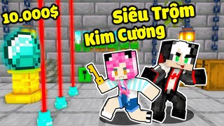 MỀU THỬ THÁCH 24 GIỜ TRỞ THÀNH SIÊU TRỘM TRONG MINECRAFT*1 NGÀY REDHOODE LÀM GIÁN ĐIỆP SIÊU PRO MCPE