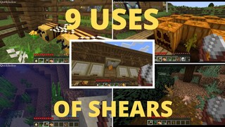 9 Uses of Shears in Minecraft 1.18 Survival Mode