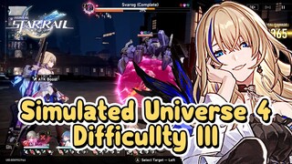 TANGANNYA MAKIN CEPAT DISUMMON! | Honkai: Star Rail Simulated Universe World 4 Difficulty III
