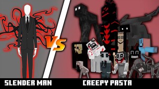 Slenderman Vs Creepypasta V3 + Xenomorph Alien | Minecraft |  ( HORROR BATTLE  ! )