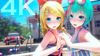 [MMD]Hatsune Miku & Kagamine Rin|Summer Idol