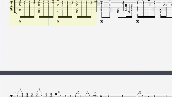 [Fingerstyle Guitar Tab] Theme Song of Journey to Suzume-すずめ