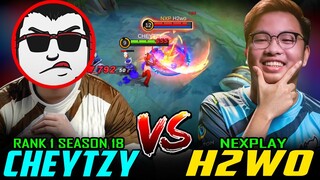 CHEYTZY NAKATAPAT SI H2WO SA RANK! LABANAN NG POINTS ~ MOBILE LEGENDS PH