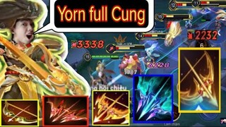 Cầm YORN lên tất cả trang bị Full Cung | ai ngờ 1 sấy bay team bạn - Hùng BK