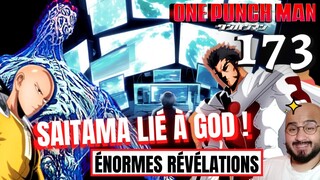 ONE PUNCH MAN 173 -  SECRET DE BLAST ! GOD ET SAITAMA THÉORIE! GENOS DIT TOUT AUX S ! - REVIEW MANGA