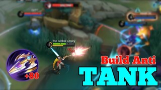 LESLEY PAKAI BUILD SATU INI BENERAN SAKIT BANGET - BUILD LESLEY ANTI TANK - Mobile legends