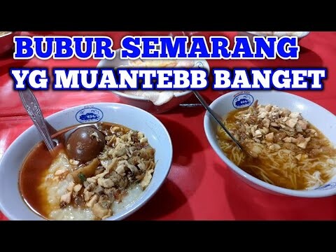 Bubur ayam Ryan. bubur ayam semarang enak nih.. Kuliner Semarang #303