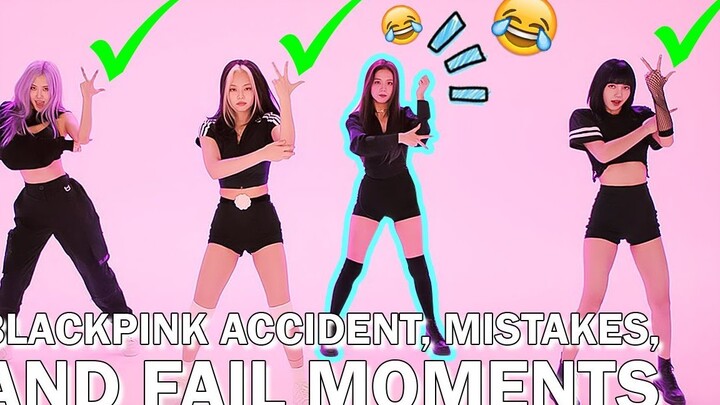 [K-POP] [BLACKPINK] Funny Mistakes And Accidents On The Stage