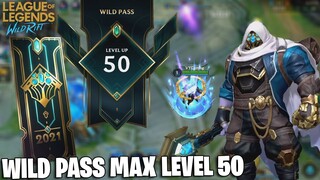 BORONG WILD PASS MAX LEVEL 50 - EFEK RECALL NYA KEREN BANGET + SKIN JAX HEXPLORER! WILD RIFT