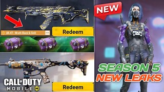 *New* Season 5 Confirm Leaks + Free Legendary Redeem Codes + New Legendary Pistol Leaks Codm 2024
